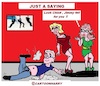 Cartoon: Just a Saying (small) by cartoonharry tagged saying,cartonharry