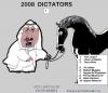 Cartoon: King Abdullah (small) by cartoonharry tagged horse,abdullah,dictator