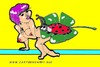 Cartoon: Ladybug (small) by cartoonharry tagged insects girls nude cartoonharry dutch cartoonist toonpool