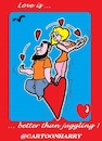 Cartoon: Love is (small) by cartoonharry tagged love,cartoonharry