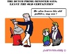 Cartoon: Mark Rutte (small) by cartoonharry tagged holland,rutte,model,politics,leave