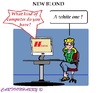 Cartoon: Not a Bond Girl (small) by cartoonharry tagged girl,bond,blond,computer,helpdesk