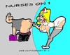 Cartoon: Nurses On One 13 (small) by cartoonharry tagged nurse sexy girl cartoonharry