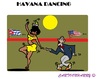 Cartoon: Obama Dancing (small) by cartoonharry tagged usa,cuba,havana,dancing,talking,obama
