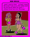 Cartoon: Rules Everywhere (small) by cartoonharry tagged rules,bed,evreywhere,table,pussy