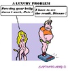 Cartoon: Weight (small) by cartoonharry tagged weight,belly,fat,problem