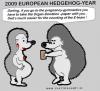 Cartoon: Year of the Hedgehog (small) by cartoonharry tagged codicil,donor,hedgehog