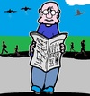 Cartoon: Zeitung (small) by cartoonharry tagged zeitung,expression