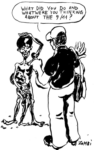 Cartoon: Conspiration of Starvation (medium) by Zombi tagged september11