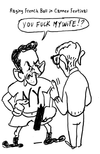 Cartoon: French Star (medium) by Zombi tagged sarkozy,raging,bull
