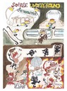 Cartoon: underground party (small) by Dekeyser tagged party,undergground,subway,devil,animals,fox,rat,lola
