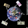 Cartoon: The economic growth cancer (small) by Vanessa tagged earth,politics,money,environment,protection