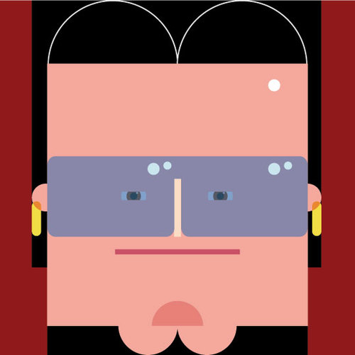 Cartoon: Bono (medium) by Hugh Jarse tagged music,pop,popstar,u2,bono