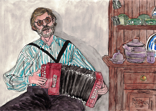 Cartoon: Accordion player (medium) by Pascal Kirchmair tagged accordion,fisarmonica,acordeom,acodeao,acordeon,accordeon,ziehharmonika,akkordeon,spieler,musik,musiker,music,nostalgie,nostalgia,dublin,irland,ireland,irlanda,irlande,illustration,drawing,zeichnung,pascal,kirchmair,cartoon,caricature,karikatur,ilustracion,dibujo,desenho,ink,disegno,ilustracao,illustrazione,illustratie,dessin,de,presse,du,jour,art,of,the,day,tekening,teckning,cartum,vineta,comica,vignetta,caricatura,portrait,porträt,portret,retrato,ritratto,irish,moments,ire,irlandes,irlandais,irishman,irlandese,watercolor,watercolour,aquarell,painting,tradition,accordion,fisarmonica,acordeom,acodeao,acordeon,accordeon,ziehharmonika,akkordeon,spieler,musik,musiker,music,nostalgie,nostalgia,dublin,irland,ireland,irlanda,irlande,illustration,drawing,zeichnung,pascal,kirchmair,cartoon,caricature,karikatur,ilustracion,dibujo,desenho,ink,disegno,ilustracao,illustrazione,illustratie,dessin,de,presse,du,jour,art,of,the,day,tekening,teckning,cartum,vineta,comica,vignetta,caricatura,portrait,porträt,portret,retrato,ritratto,irish,moments,ire,irlandes,irlandais,irishman,irlandese,watercolor,watercolour,aquarell,painting,tradition