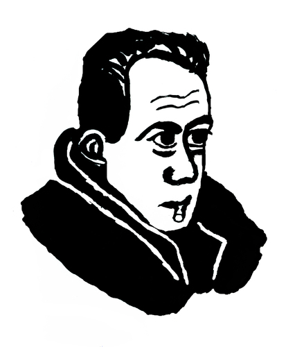 Cartoon: Albert Camus (medium) by Pascal Kirchmair tagged literature,literatur,nobelpreis,nobel,prix,pest,die,writer,camus,albert