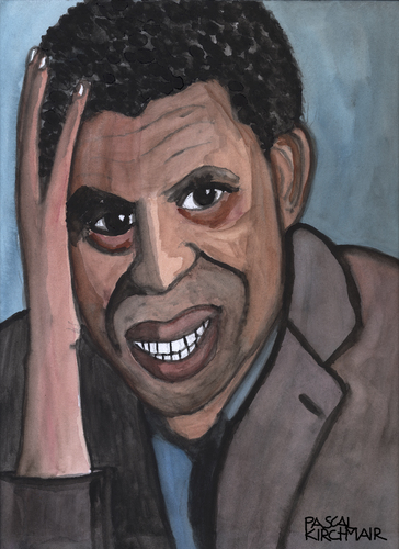 Cartoon: Dany Laferriere (medium) by Pascal Kirchmair tagged dany,laferriere,portrait,karikatur,caricature,dessin,academie,francaise,haiti,france,frankreich,dany,laferriere,portrait,karikatur,caricature,dessin,academie,francaise,haiti,france,frankreich