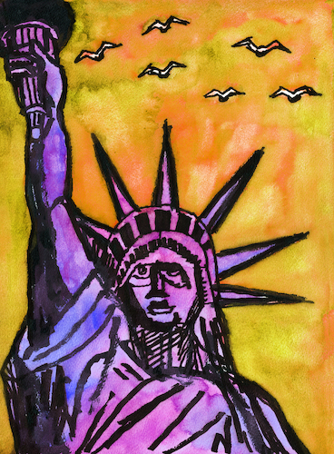 Cartoon: Freiheitsstatue (medium) by Pascal Kirchmair tagged statue,ostatue,of,liberty,freiheitsstatue,estatua,de,la,libertad,portrait,retrato,ritratto,ink,drawing,dibujo,desenho,porträt,art,arte,kunst,dessin,ilustracion,watercolour,watercolor,aquarell,aquarelle,pascal,kirchmair,illustration,tusche,tuschezeichnung,zeichnung,disegno,ilustracao,illustrazione,illustratie,presse,du,jour,tekening,teckning,encre,chine,tinta,da,china,nanquim,inchiostro,di,architektur,architecture,architettura,arquitetura,arquitectura,monument,sehenswürdigkeit,new,york,manhattanf,manhattan,statue,ostatue,of,liberty,freiheitsstatue,estatua,de,la,libertad,portrait,retrato,ritratto,ink,drawing,dibujo,desenho,porträt,art,arte,kunst,dessin,ilustracion,watercolour,watercolor,aquarell,aquarelle,pascal,kirchmair,illustration,tusche,tuschezeichnung,zeichnung,disegno,ilustracao,illustrazione,illustratie,presse,du,jour,tekening,teckning,encre,chine,tinta,da,china,nanquim,inchiostro,di,architektur,architecture,architettura,arquitetura,arquitectura,monument,sehenswürdigkeit,new,york,manhattanf,manhattan