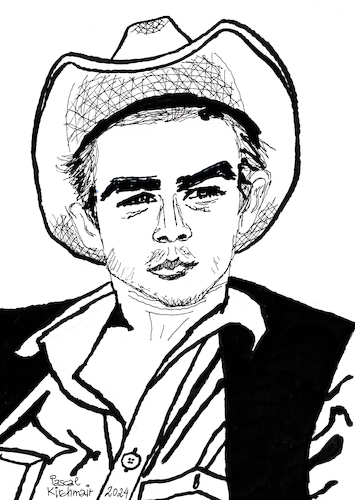 Cartoon: James Dean (medium) by Pascal Kirchmair tagged actors,studio,lee,strasberg,james,dean,east,of,eden,indiana,manhattan,new,york,upper,side,academy,awards,oscar,oscars,author,autor,autore,auteur,filmmaker,artist,art,hollywood,illustration,drawing,zeichnung,pascal,kirchmair,cartoon,caricature,karikatur,ilustracion,dibujo,desenho,ink,disegno,ilustracao,illustrazione,illustratie,dessin,de,presse,du,jour,the,day,tekening,teckning,cartum,vineta,comica,vignetta,caricatura,portrait,porträt,portret,retrato,ritratto,actor,acting,schauspieler,rebell,rebel,without,cause,clue,giant,arte,kunst,artwork,sexy,sensual,sensuel,actors,studio,lee,strasberg,james,dean,east,of,eden,indiana,manhattan,new,york,upper,side,academy,awards,oscar,oscars,author,autor,autore,auteur,filmmaker,artist,art,hollywood,illustration,drawing,zeichnung,pascal,kirchmair,cartoon,caricature,karikatur,ilustracion,dibujo,desenho,ink,disegno,ilustracao,illustrazione,illustratie,dessin,de,presse,du,jour,the,day,tekening,teckning,cartum,vineta,comica,vignetta,caricatura,portrait,porträt,portret,retrato,ritratto,actor,acting,schauspieler,rebell,rebel,without,cause,clue,giant,arte,kunst,artwork,sexy,sensual,sensuel