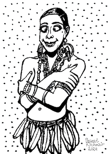 Cartoon: Josephine Baker (medium) by Pascal Kirchmair tagged josephine,baker,black,ebony,banana,skirt,costume,federn,kostüm,carnival,karneval,carnaval,mardi,gras,carnevale,strip,striptease,ink,drawing,tusche,zeichnung,lingerie,mature,caricatura,cartoon,caricature,karikatur,illustration,dessin,pascal,kirchmair,portrait,retrato,ritratto,dibujo,desenho,art,powerfrau,sexy,girl,sensual,sabrosa,ilustracion,ilustracao,dangerous,porträt,kunst,arte,sensuelle,burlesque,show,sexo,erotik,erotic,erotismo,eroticism,erotisme,erotica,woman,femme,frau,josephine,baker,black,ebony,banana,skirt,costume,federn,kostüm,carnival,karneval,carnaval,mardi,gras,carnevale,strip,striptease,ink,drawing,tusche,zeichnung,lingerie,mature,caricatura,cartoon,caricature,karikatur,illustration,dessin,pascal,kirchmair,portrait,retrato,ritratto,dibujo,desenho,art,powerfrau,sexy,girl,sensual,sabrosa,ilustracion,ilustracao,dangerous,porträt,kunst,arte,sensuelle,burlesque,show,sex,sexo,erotik,erotic,erotismo,eroticism,erotisme,erotica,woman,femme,frau