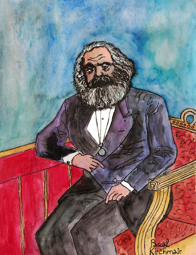 Cartoon: KARL MARX (medium) by Pascal Kirchmair tagged karl,marx,portrait,porträt,retrato,drawing,desenho,zeichnung,dibujo,dessin,karikatur,caricature,pascal,kirchmair,ritratto,watercolour,disegno,aquarell,illustration,ilustracao,ilustracion,trier,marxismus,sozialismus,kommunismus,socialism,karl,marx,portrait,porträt,retrato,drawing,desenho,zeichnung,dibujo,dessin,karikatur,caricature,pascal,kirchmair,ritratto,watercolour,disegno,aquarell,illustration,ilustracao,ilustracion,trier,marxismus,sozialismus,kommunismus,socialism