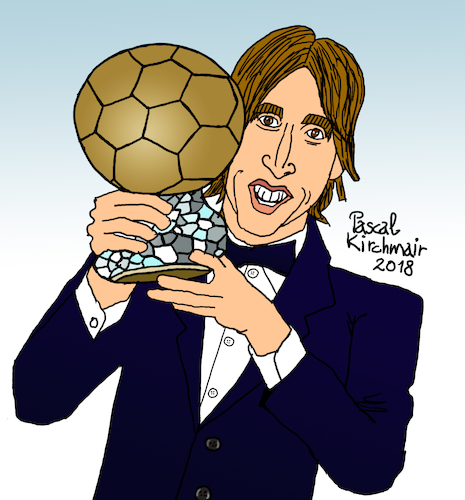 Cartoon: Luka Modric (medium) by Pascal Kirchmair tagged luka,modric,illustration,drawing,zeichnung,pascal,kirchmair,cartoon,caricature,karikatur,ilustracion,dibujo,desenho,ink,disegno,ilustracao,illustrazione,illustratie,dessin,de,presse,du,jour,art,of,the,day,tekening,teckning,cartum,vineta,comica,vignetta,caricatura,portrait,retrato,ritratto,portret,genius,genie,mastermind,ballondor,croatia,real,madrid,kroatien,soccer,fußball,futbol,futebol,football,foot,spielführer,midfielder,playmaker,spielmacher,trequartista,croatie,luka,modric,illustration,drawing,zeichnung,pascal,kirchmair,cartoon,caricature,karikatur,ilustracion,dibujo,desenho,ink,disegno,ilustracao,illustrazione,illustratie,dessin,de,presse,du,jour,art,of,the,day,tekening,teckning,cartum,vineta,comica,vignetta,caricatura,portrait,retrato,ritratto,portret,genius,genie,mastermind,ballondor,croatia,real,madrid,kroatien,soccer,fußball,futbol,futebol,football,foot,spielführer,midfielder,playmaker,spielmacher,trequartista,croatie