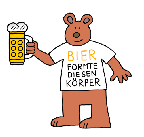 Cartoon: Problemzonenbär (medium) by Pascal Kirchmair tagged bier,formte,diesen,wunderschönen,körper,beer,biere,birra,cerveza,cerveja,chope,chopp,ursus,bavaricus,bayrischer,bär,bruno,jj1,tirol,tyrol,problembär,ours,bavarois,urso,orso,bavaro,oso,bavarese,humor,humour,gag,umorismo,umore,spirito,lustig,cartoon,caricature,karikatur,pascal,kirchmair,illustration,drawing,zeichnung,political,politische,ilustracion,dibujo,desenho,ink,disegno,ilustracao,illustrazione,illustratie,dessin,de,presse,du,jour,art,of,the,day,tekening,teckning,cartum,vineta,comica,vignetta,caricatura,esprit,witz,problemzonen,problemzone,problemzonenbär,bier,formte,diesen,wunderschönen,körper,beer,biere,birra,cerveza,cerveja,chope,chopp,ursus,bavaricus,bayrischer,bär,bruno,jj1,tirol,tyrol,problembär,ours,bavarois,urso,orso,bavaro,oso,bavarese,humor,humour,gag,umorismo,umore,spirito,lustig,cartoon,caricature,karikatur,pascal,kirchmair,illustration,drawing,zeichnung,political,politische,ilustracion,dibujo,desenho,ink,disegno,ilustracao,illustrazione,illustratie,dessin,de,presse,du,jour,art,of,the,day,tekening,teckning,cartum,vineta,comica,vignetta,caricatura,esprit,witz,problemzonen,problemzone,problemzonenbär