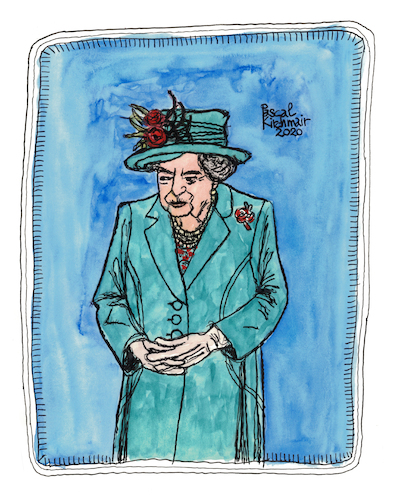 Cartoon: Queen Elizabeth II (medium) by Pascal Kirchmair tagged queen,elizabeth,ii,windsor,castle,windsors,cartoon,caricature,karikatur,ilustracion,illustration,pascal,kirchmair,dibujo,desenho,drawing,zeichnung,disegno,ilustracao,illustrazione,illustratie,dessin,de,presse,du,jour,art,of,the,day,tekening,teckning,cartum,vineta,comica,vignetta,caricatura,humor,humour,portrait,retrato,ritratto,portret,porträt,england,united,kingdom,great,little,britain,großbritannien,queen,elizabeth,ii,windsor,castle,windsors,cartoon,caricature,karikatur,ilustracion,illustration,pascal,kirchmair,dibujo,desenho,drawing,zeichnung,disegno,ilustracao,illustrazione,illustratie,dessin,de,presse,du,jour,art,of,the,day,tekening,teckning,cartum,vineta,comica,vignetta,caricatura,humor,humour,portrait,retrato,ritratto,portret,porträt,england,united,kingdom,great,little,britain,großbritannien