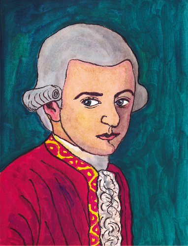 Cartoon: Wolfgang Amadeus Mozart (medium) by Pascal Kirchmair tagged salzburg,salisburgo,salzbourg,austria,autriche,wien,vienna,vienne,viena,österreich,salzburger,festspiele,festival,amade,wolfgang,amadeus,mozart,cartoon,karikatur,illustration,drawing,zeichnung,pascal,kirchmair,political,caricature,ilustracion,dibujo,desenho,ink,disegno,ilustracao,illustrazione,illustratie,dessin,de,presse,tekening,teckning,cartum,vineta,comica,vignetta,caricatura,retrato,ritratto,portrait,gouache,painting,peinture,dipinto,pittura,pintura,greatest,composer,komponist,musiker,musician,music,musica,musique,compositeur,compositor,compositore,salzburgo,salzburg,salisburgo,salzbourg,austria,autriche,wien,vienna,vienne,viena,österreich,salzburger,festspiele,festival,amade,wolfgang,amadeus,mozart,cartoon,karikatur,illustration,drawing,zeichnung,pascal,kirchmair,political,caricature,ilustracion,dibujo,desenho,ink,disegno,ilustracao,illustrazione,illustratie,dessin,de,presse,tekening,teckning,cartum,vineta,comica,vignetta,caricatura,retrato,ritratto,portrait,gouache,painting,peinture,dipinto,pittura,pintura,greatest,composer,komponist,musiker,musician,music,musica,musique,compositeur,compositor,compositore,salzburgo