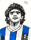 Cartoon: Diego Armando Maradona (small) by Pascal Kirchmair tagged d10s,diego,armando,maradona,la,mano,de,dios,del,diez,argentina,argentinien,argentine,maillot,football,fußball,futeball,futbol,foot,player,world,champion,du,monde,sport,sports,ink,tusche,tuschezeichnung,portrait,retrato,ritratto,porträt,illustration,drawing,zeichnung,pascal,kirchmair,cartoon,caricature,karikatur,ilustracion,dibujo,desenho,disegno,ilustracao,illustrazione,illustratie,dessin,presse,jour,art,of,the,day,tekening,teckning,cartum,vineta,comica,vignetta,caricatura,portret,cup,soccer,wm,weltmeister,campeon,mundo,mundial,campione,mondo,mondiale,campeao,do