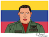 Cartoon: Hugo Chavez (small) by Pascal Kirchmair tagged hugo,chavez,caricature,cartoon,karikatur,vignetta,vineta,comica,dibujo,desenho,illustration,venezuela,drawing,zeichnung,dessin,disegno,presidente,präsident,president,alo