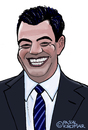 Cartoon: Jimmy Kimmel (small) by Pascal Kirchmair tagged jimmy,kimmel,comedian,talkshow,moderator,cartoon,karikatur,caricature,abc,live,comedy,usa