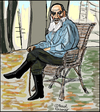 Cartoon: Leo Tolstoi (small) by Pascal Kirchmair tagged leo,lew,tolstoi,tolstoy,caricature,karikatur,portrait,dessin,drawing,zeichnung,russia,russie,rußland