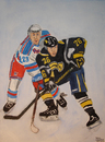 Cartoon: National Hockey League (small) by Pascal Kirchmair tagged nhl,amerikanische,eishockey,liga,vanek,thomas