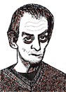 Cartoon: Paul Auster (small) by Pascal Kirchmair tagged paul,auster,usa,new,york,brooklyn,philologie,theater,theatre,literatur,literature,schriftsteller,author,autor,autore,auteur,writer,illustration,ink,drawing,tusche,tuschezeichnung,zeichnung,pascal,kirchmair,cartoon,caricature,karikatur,ilustracion,dibujo,desenho,disegno,ilustracao,illustrazione,illustratie,dessin,de,presse,du,jour,art,of,the,day,tekening,teckning,cartum,vineta,comica,vignetta,caricatura,portrait,porträt,portret,retrato,ritratto,kunst,arte,artwork