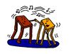 Cartoon: Table dance (small) by Pascal Kirchmair tagged table,dance,dancing