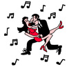 Cartoon: Tango Argentino (small) by Pascal Kirchmair tagged tanz dance danza ballo milonga tango de salon argentino freetango nuevo standardtanz argentine argentina argentinien