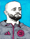 Cartoon: Vincent Kompany (small) by Pascal Kirchmair tagged vincent,kompany,fc,bayern,münchen,munich,coach,trainer,maillot,football,fußball,futeball,futbol,foot,player,world,champion,du,monde,sport,sports,ink,tusche,tuschezeichnung,portrait,retrato,ritratto,porträt,illustration,drawing,zeichnung,pascal,kirchmair,cartoon,caricature,karikatur,ilustracion,dibujo,desenho,disegno,ilustracao,illustrazione,illustratie,dessin,de,presse,jour,art,of,the,day,tekening,teckning,cartum,vineta,comica,vignetta,caricatura,portret,cup,soccer,wm,weltmeister,campeon,mundo,mundial,campione,del,mondo,mondiale,campeao,do,arte,artwork,kunst,calcio,bundesliga,deutschland,germany,alemania,allemagne,germania,alemanha,belgien,belgique,belgium