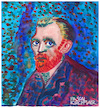 Cartoon: Vincent van Gogh (small) by Pascal Kirchmair tagged pascal kirchmair vincent van gogh cartoon caricature karikatur watercolour aquarell vignetta aquarelle cuadro quadro bild imagen image acquarello acquerello aquarela acuarela