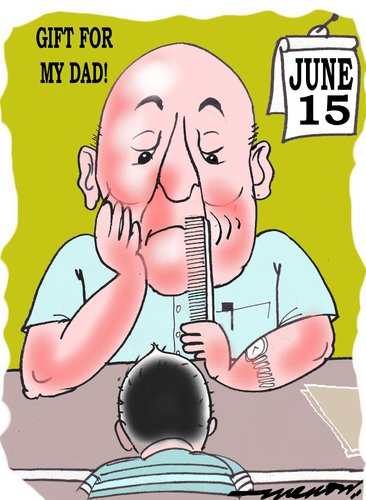 Cartoon: Fathers Day Gift (medium) by kar2nist tagged june15th,fathers,day,gift