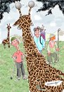 Cartoon: Golf in Africa (small) by kar2nist tagged golf,giraffe,africa