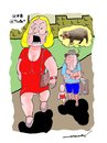 Cartoon: Private thoughts (small) by kar2nist tagged private,thoughts,silently,wife,husband,family