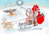 Cartoon: santa and the global warming (small) by kar2nist tagged santa,claus,global,warming,polar,ice,melting,travel,christmas,visitor