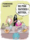 Cartoon: shopping (small) by kar2nist tagged women death vanity