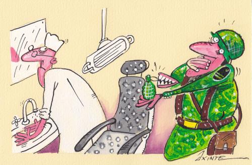 Cartoon: dentist (medium) by axinte tagged axi