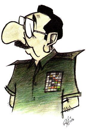 Cartoon: Raul Castro (medium) by Gelico tagged raul,castro,cuba,president,gelico