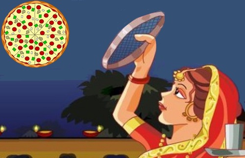 Cartoon: The Indian Pizza Night Out (medium) by abhilasha tagged pizza,cartoon,india,pizzapitch