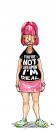 Cartoon: My girlfriend (small) by Bülow tagged girl shirt woman