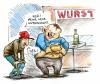 Cartoon: Prekariat (small) by Bülow tagged unterschicht,imbiss,speck,fett,fat,bierbauch