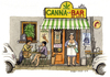 Cartoon: Canna Bar (small) by Niessen tagged drugs,canabis,mariuhana,italy,bar,caffee,maria,droga,fumo,smoke