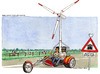 Cartoon: Nordwind (small) by Niessen tagged energy cars